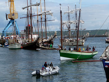« La Fête des vieux gréements à Brest en 2008 »