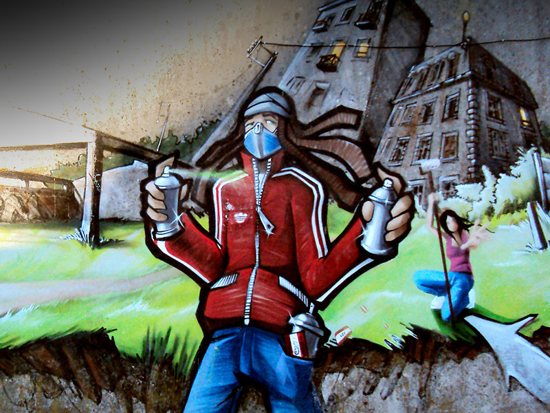 « Le Graffeur » - Rue Saint-Malo 02