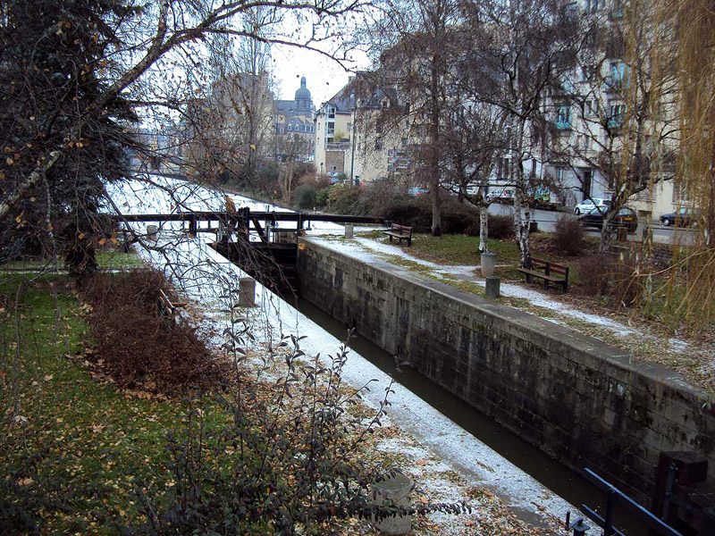 « Le canal d'Ille et Rance en janvier 2010... »